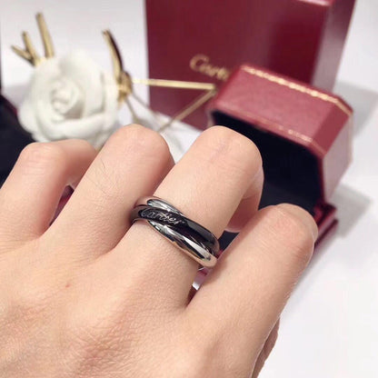 [Raffine]TRINITY 3.2MM RING BLACK CERAMIC