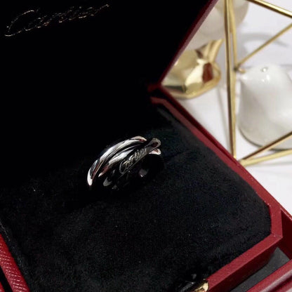 [Raffine]TRINITY 3.2MM RING BLACK CERAMIC