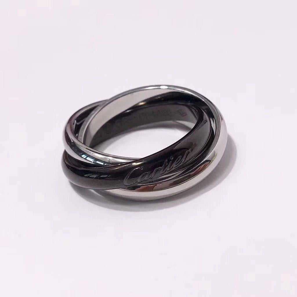 [Raffine]TRINITY 3.2MM RING BLACK CERAMIC