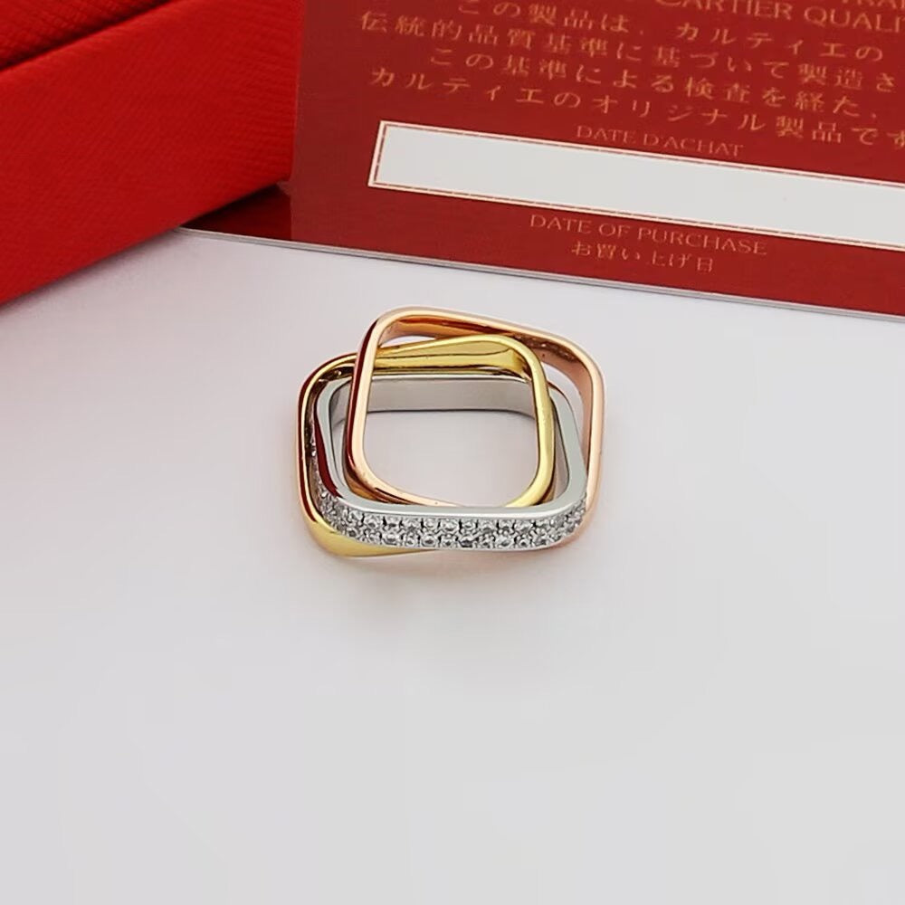 [Raffine] TRINITY 3.5MM CUSHION RING COLLECTION