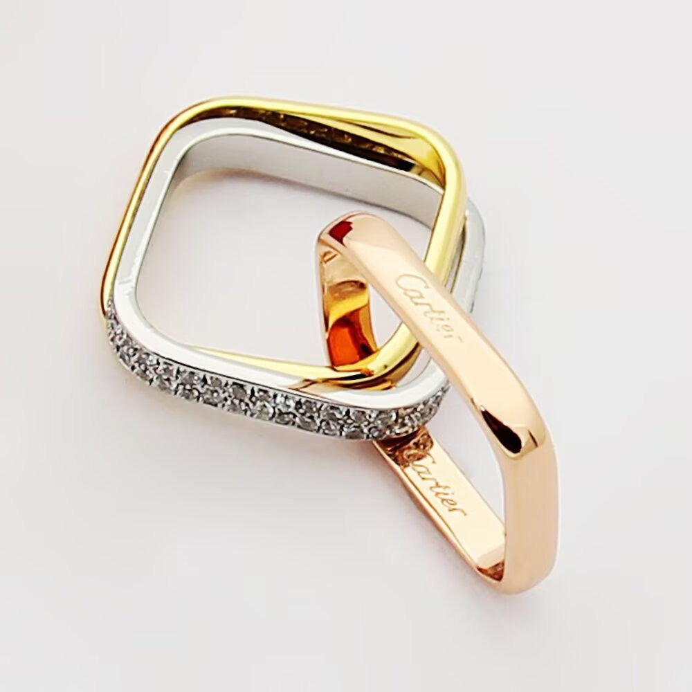 [Raffine] TRINITY 3.5MM CUSHION RING COLLECTION
