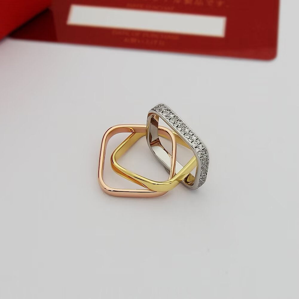 [Raffine] TRINITY 3.5MM CUSHION RING COLLECTION
