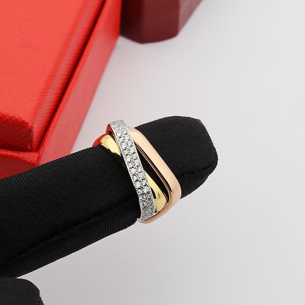 [Raffine] TRINITY 3.5MM CUSHION RING COLLECTION