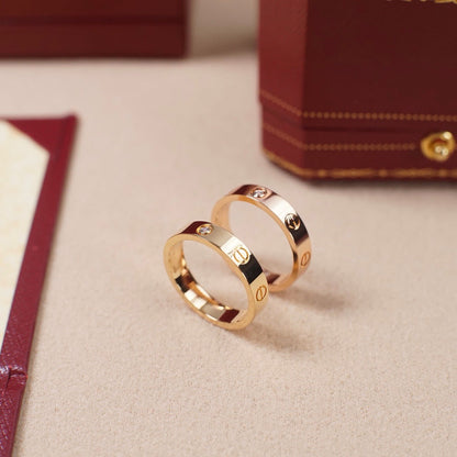 [Raffine]LOVE 4MM 1 DIAMOND RING