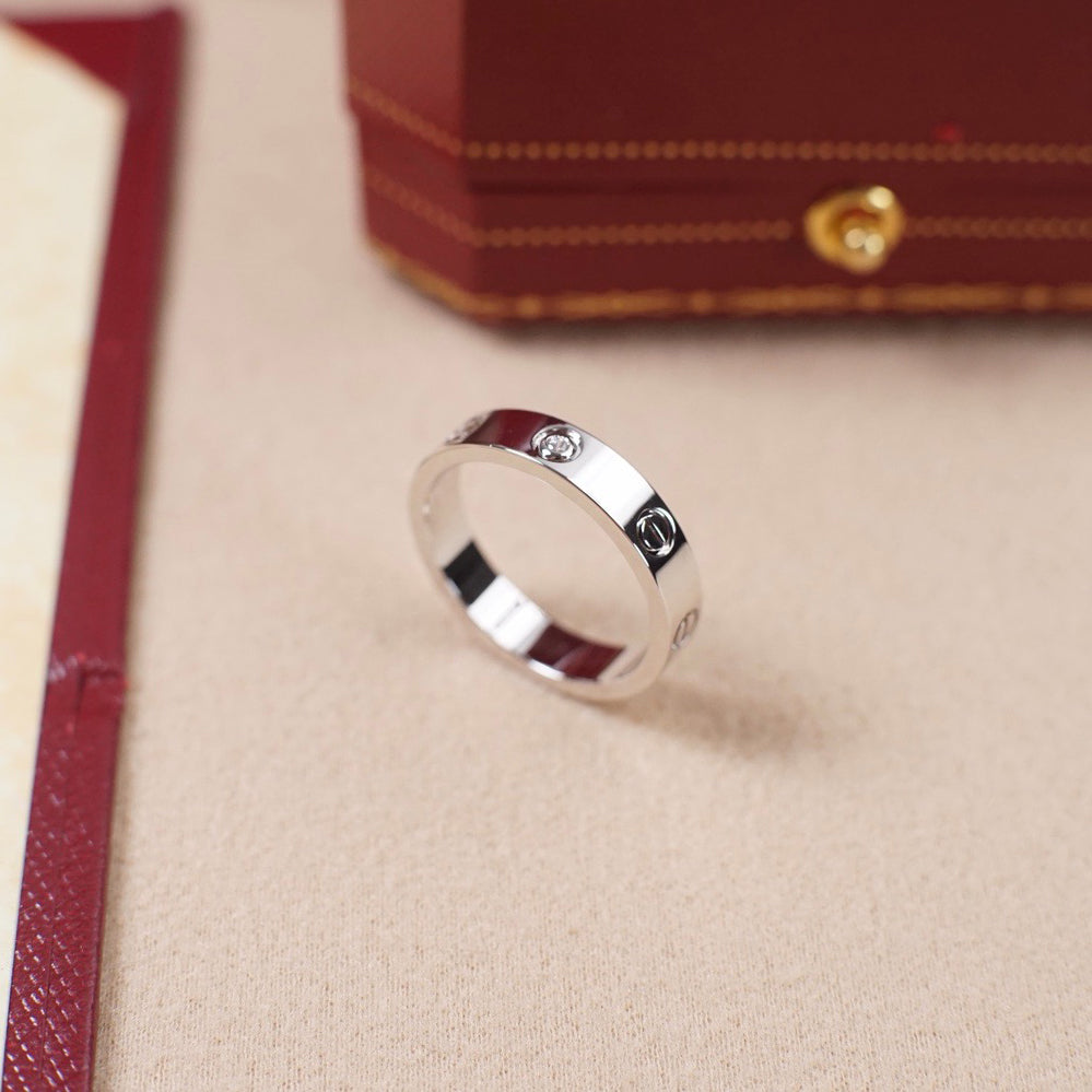 [Raffine]LOVE 4MM 1 DIAMOND RING