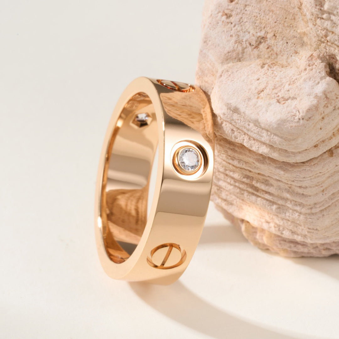 [Raffine]LOVE 4MM 1 DIAMOND RING