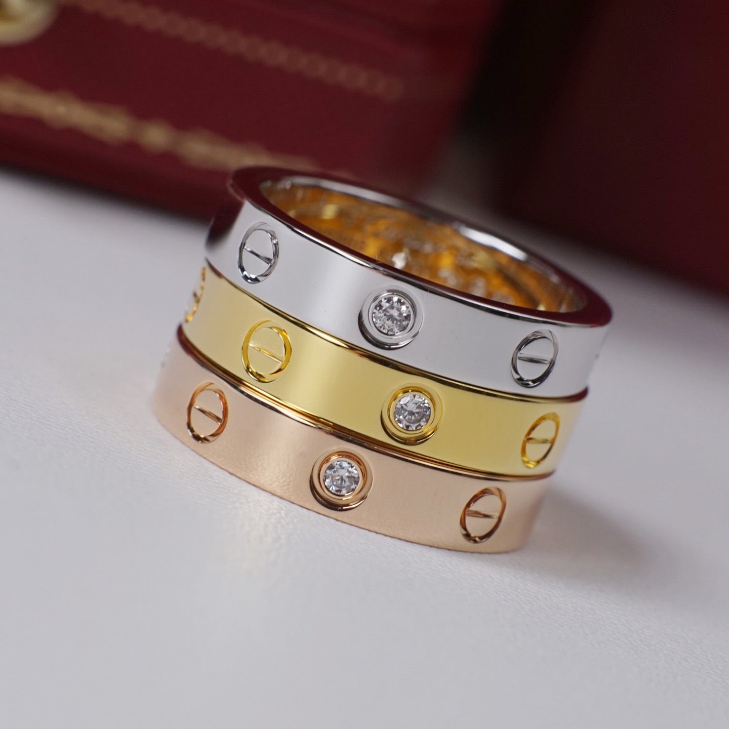 [Raffine]LOVE 4MM 1 DIAMOND RING
