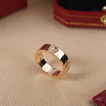 [Raffine]LOVE 5.5MM 3 DIAMOND RING
