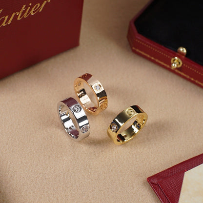 [Raffine]LOVE 5.5MM 3 DIAMOND RING