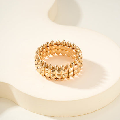 [Raffine]CLASH 9.2MM DOUBLE ROW RING