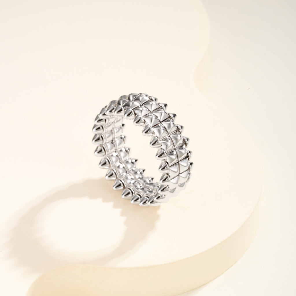 [Raffine]CLASH 9.2MM DOUBLE ROW RING