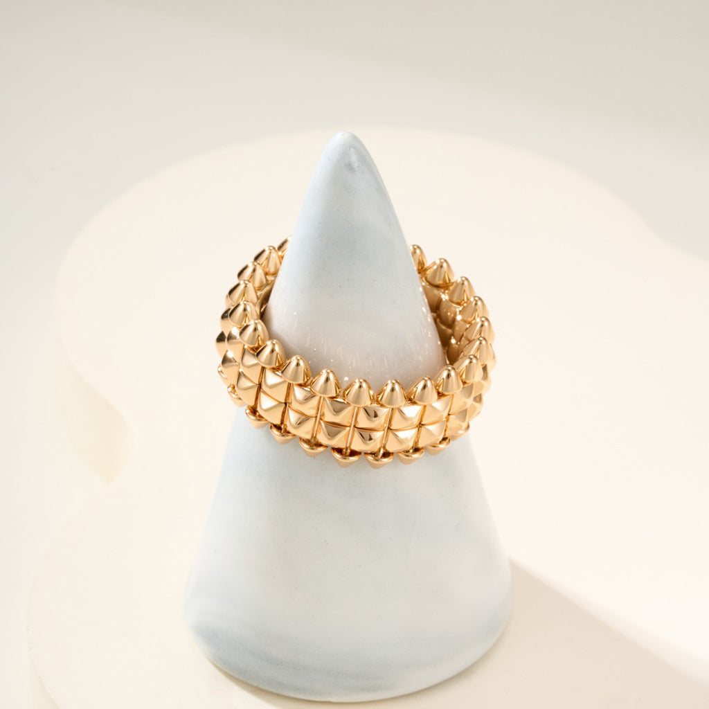 [Raffine]CLASH 9.2MM DOUBLE ROW RING