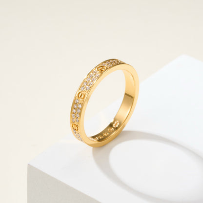 [Raffine]LOVE RING 2.65MM DIAMOND
