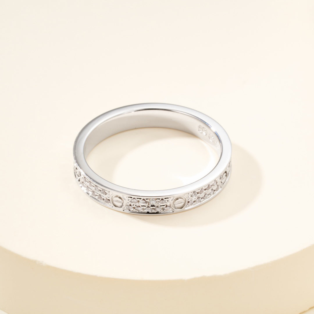 [Raffine]LOVE RING 2.65MM DIAMOND