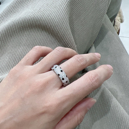 [Raffine]PANTHERE SPOTTED FULL DIAMOND RING