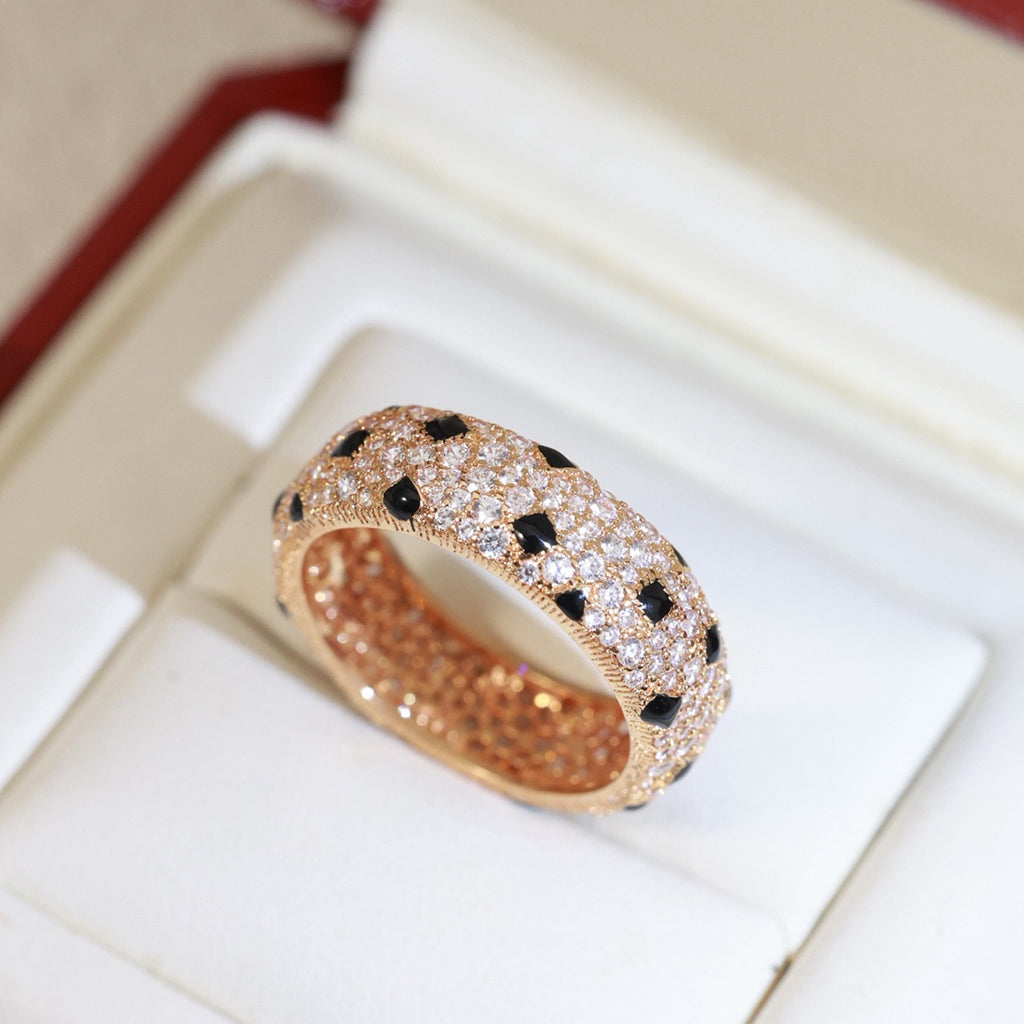 [Raffine]PANTHERE SPOTTED FULL DIAMOND RING