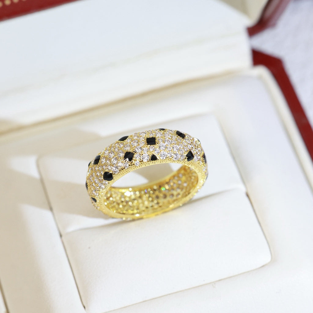 [Raffine]PANTHERE SPOTTED FULL DIAMOND RING