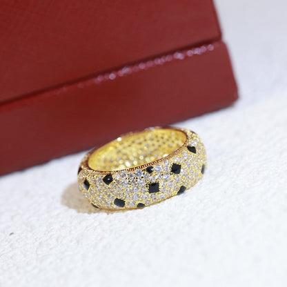 [Raffine]PANTHERE SPOTTED FULL DIAMOND RING