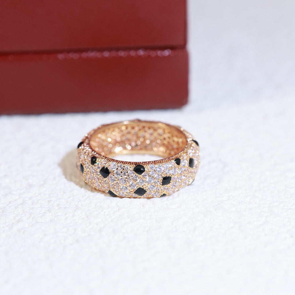 [Raffine]PANTHERE SPOTTED FULL DIAMOND RING