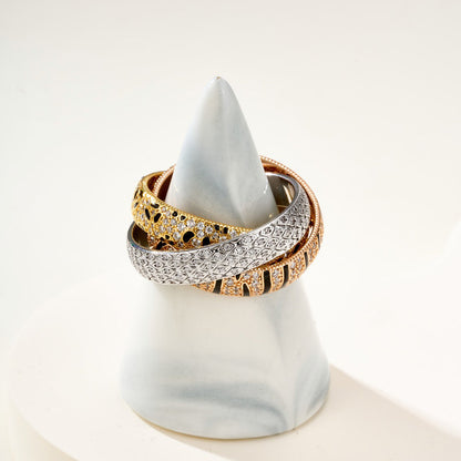 [Raffine] TRINITY  RING LEOPARD PRINT