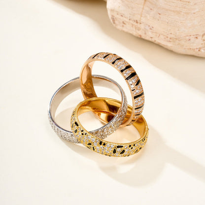 [Raffine] TRINITY  RING LEOPARD PRINT
