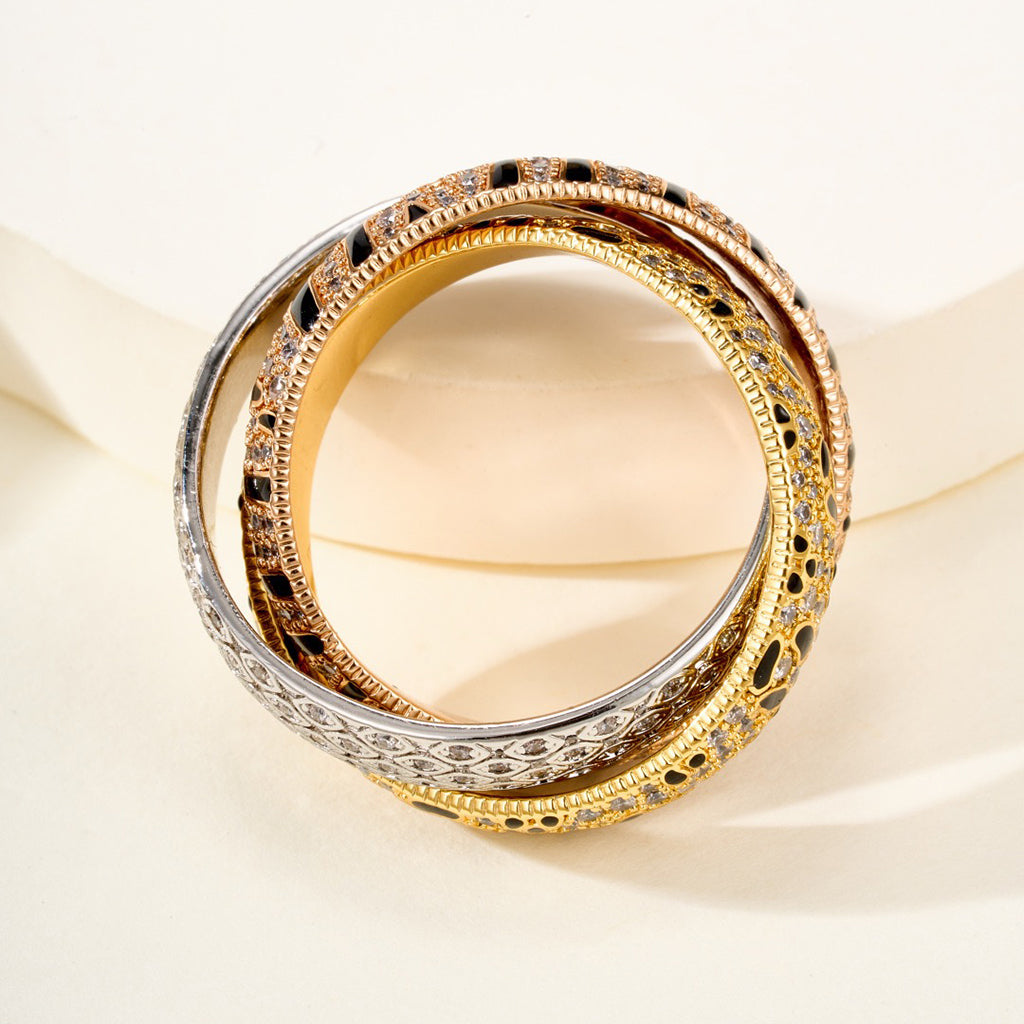 [Raffine] TRINITY  RING LEOPARD PRINT