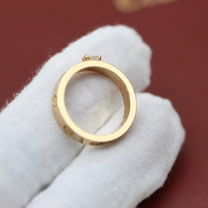 [Raffine]LOVE RING 3.6MM 1 BIG DIAMOND