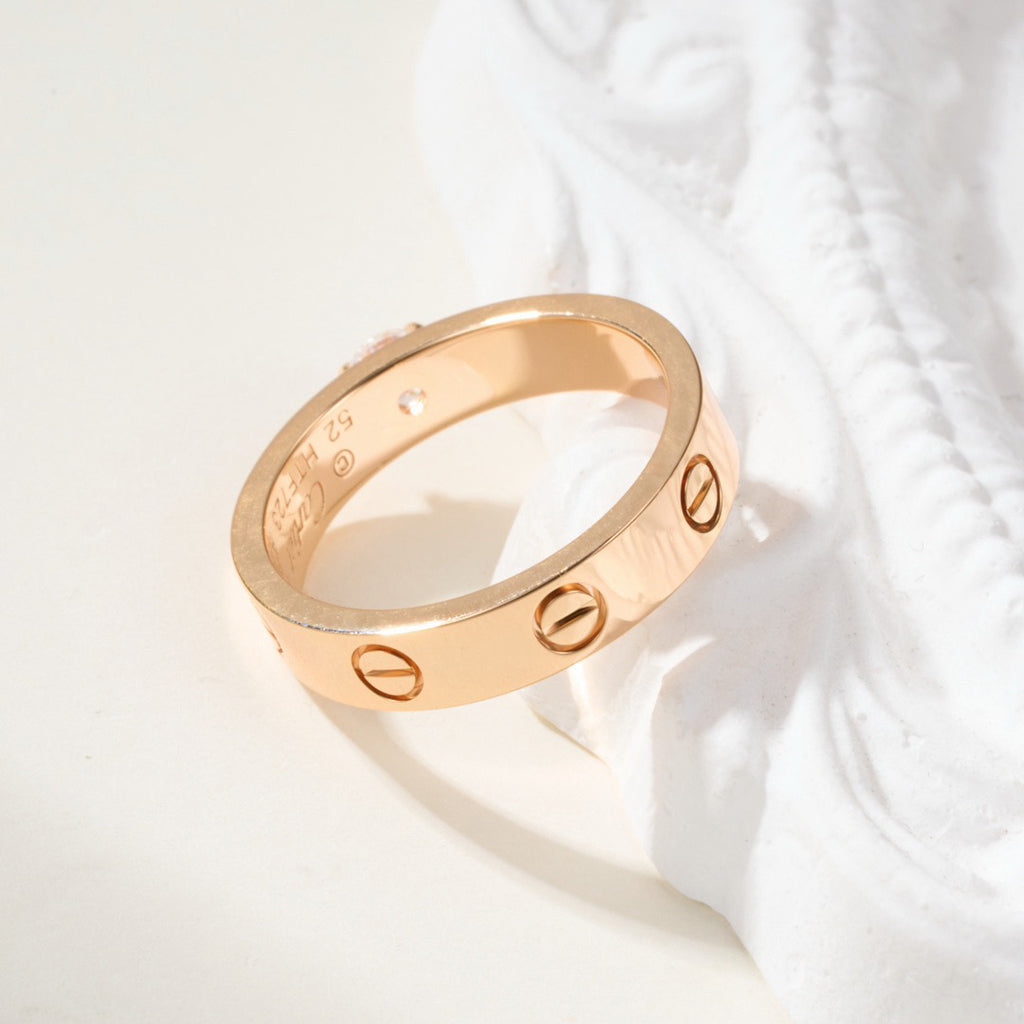 [Raffine]LOVE RING 3.6MM 1 BIG DIAMOND