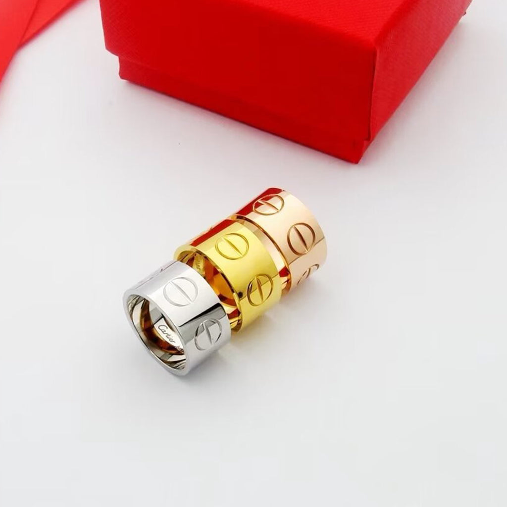 [Raffine]LOVE 11MM LARGE RING