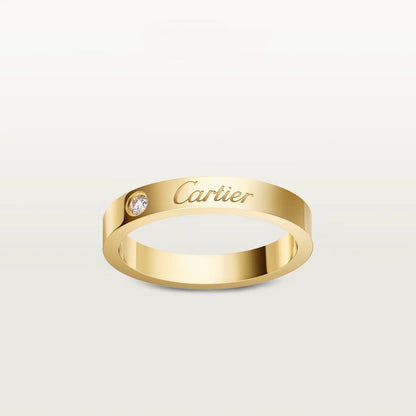 [Raffine]LOVE RING 4MM 1 DIAMOND