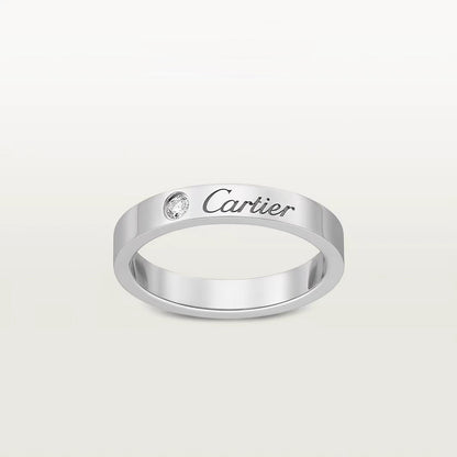 [Raffine]LOVE RING 4MM 1 DIAMOND