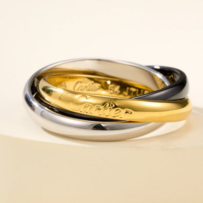 [Raffine]TRINITY 3.2MM RING BLACK CERAMIC