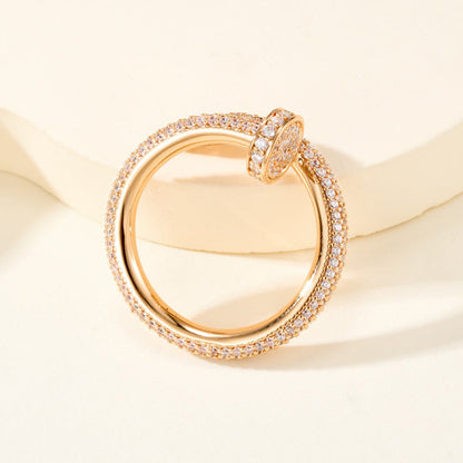 [Raffine]JUSTE RING 2.6MM FULL DIAMOND