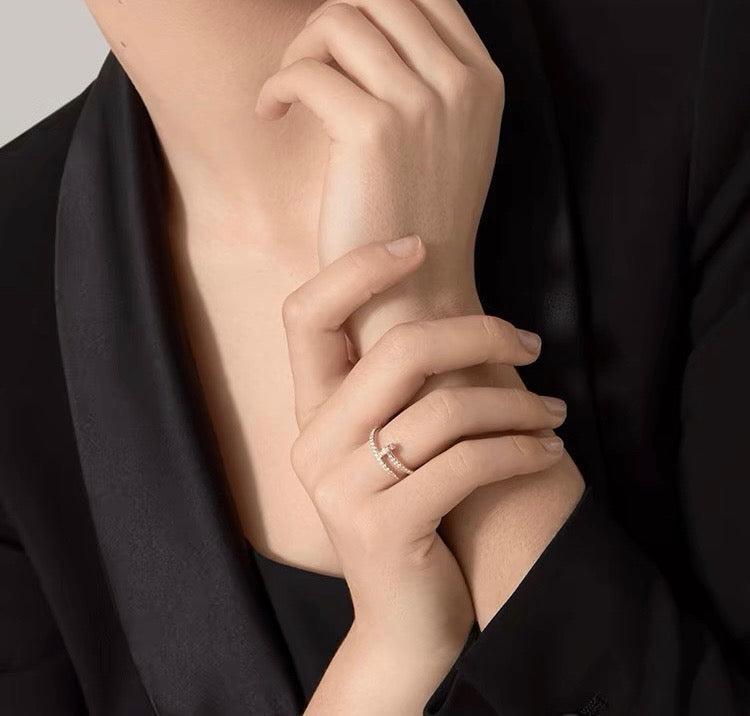 [Raffine]JUSTE 1.8MM FULL DIAMOND RING