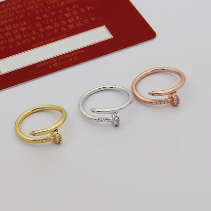 [Raffine]JUSTE 1.8MM HALF DIAMOND RING