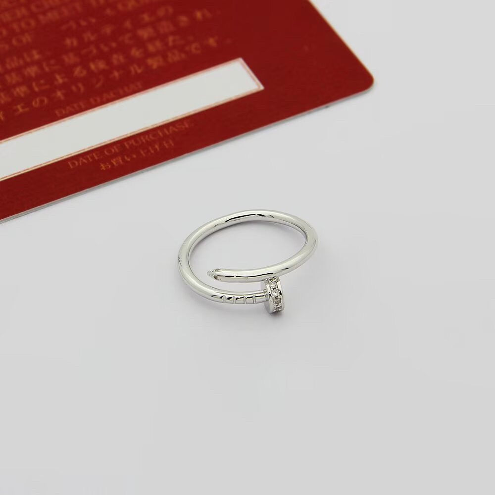 [Raffine]JUSTE 1.8MM HALF DIAMOND RING