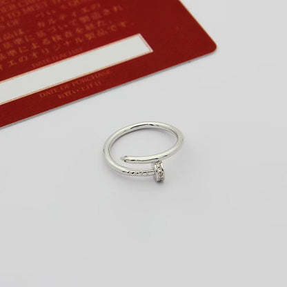 [Raffine]JUSTE 1.8MM HALF DIAMOND RING