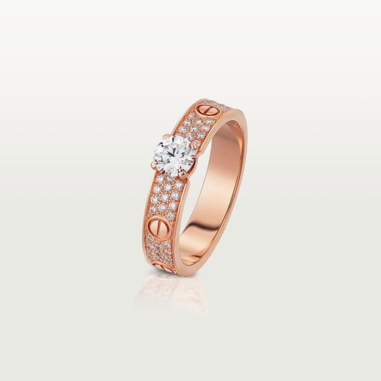 [Raffine]LOVE RING 3.6MM 1 BIG DIAMOND FULL DIAMOND