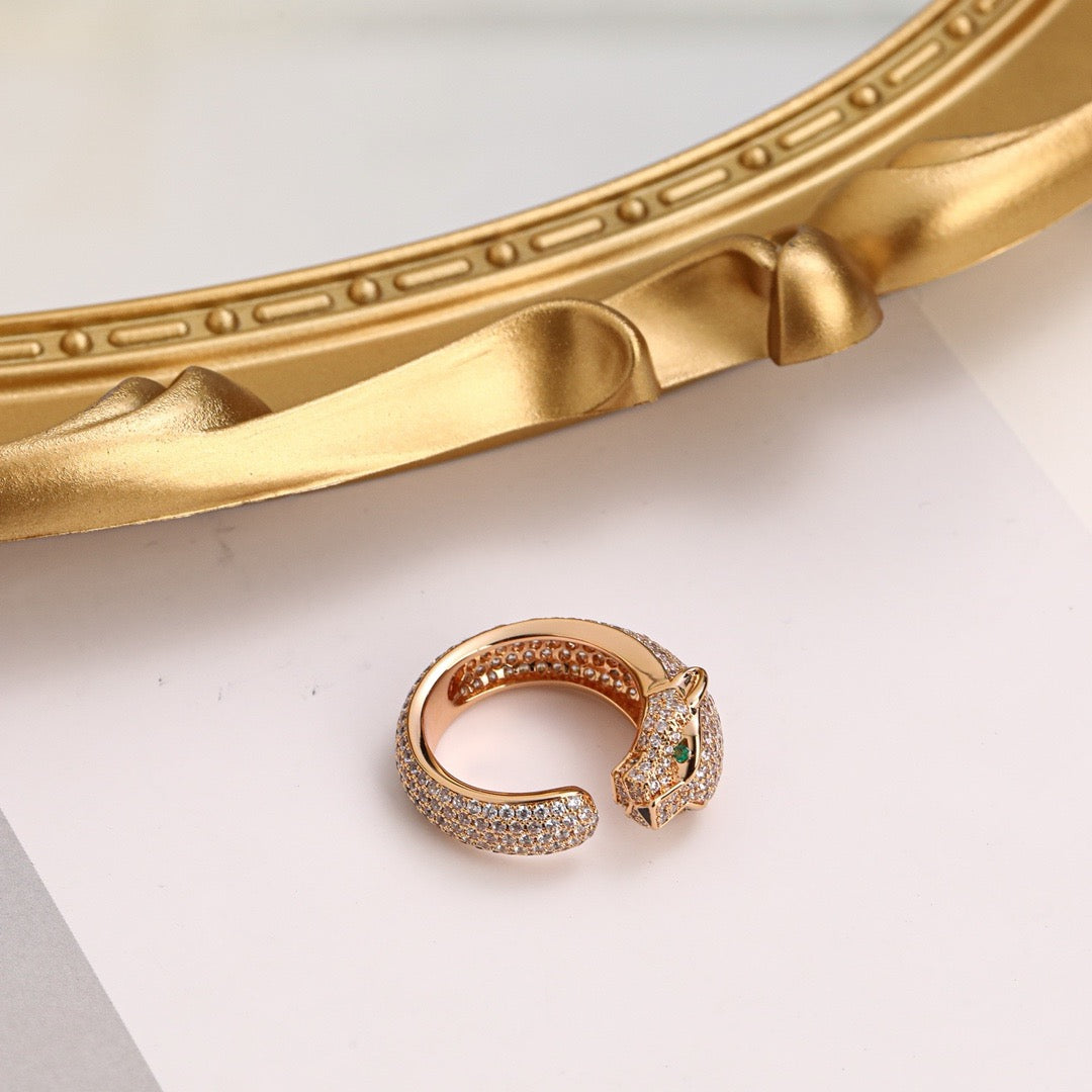 [Raffine]PANTHERE FULL DIAMOND SMALL RING