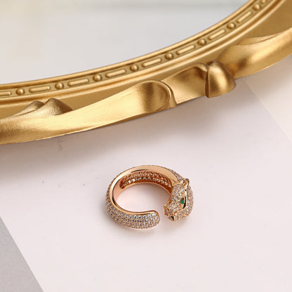 [Raffine]PANTHERE FULL DIAMOND SMALL RING