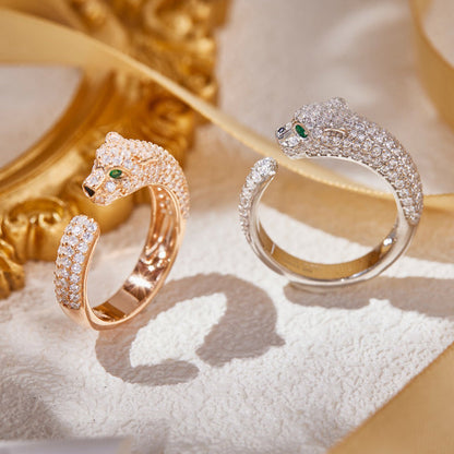 [Raffine]PANTHERE FULL DIAMOND SMALL RING