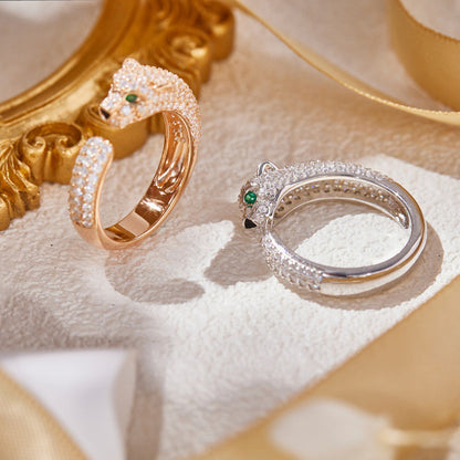 [Raffine]PANTHERE FULL DIAMOND SMALL RING