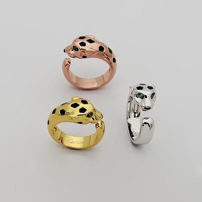 [Raffine]PANTHERE SPOTTED MEDIUM RING