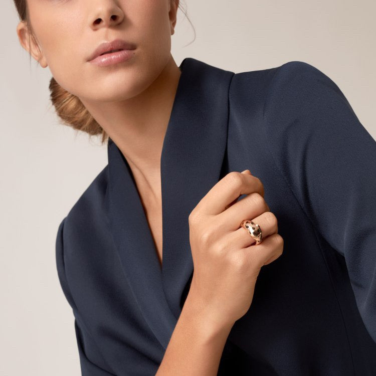 [Raffine]PANTHERE SPOTTED MEDIUM RING