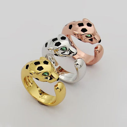 [Raffine]PANTHERE SPOTTED MEDIUM RING