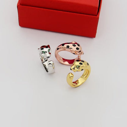 [Raffine]PANTHERE SPOTTED MEDIUM RING