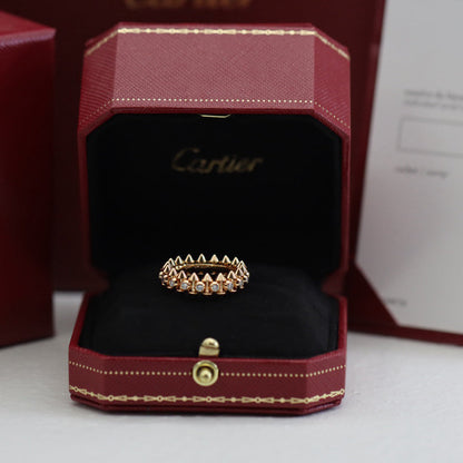 [Raffine]CLASH 6.8MM DIAMOND MEDIUM RING