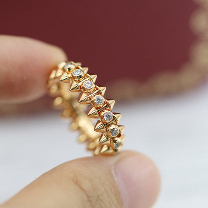[Raffine]CLASH 6.8MM DIAMOND MEDIUM RING