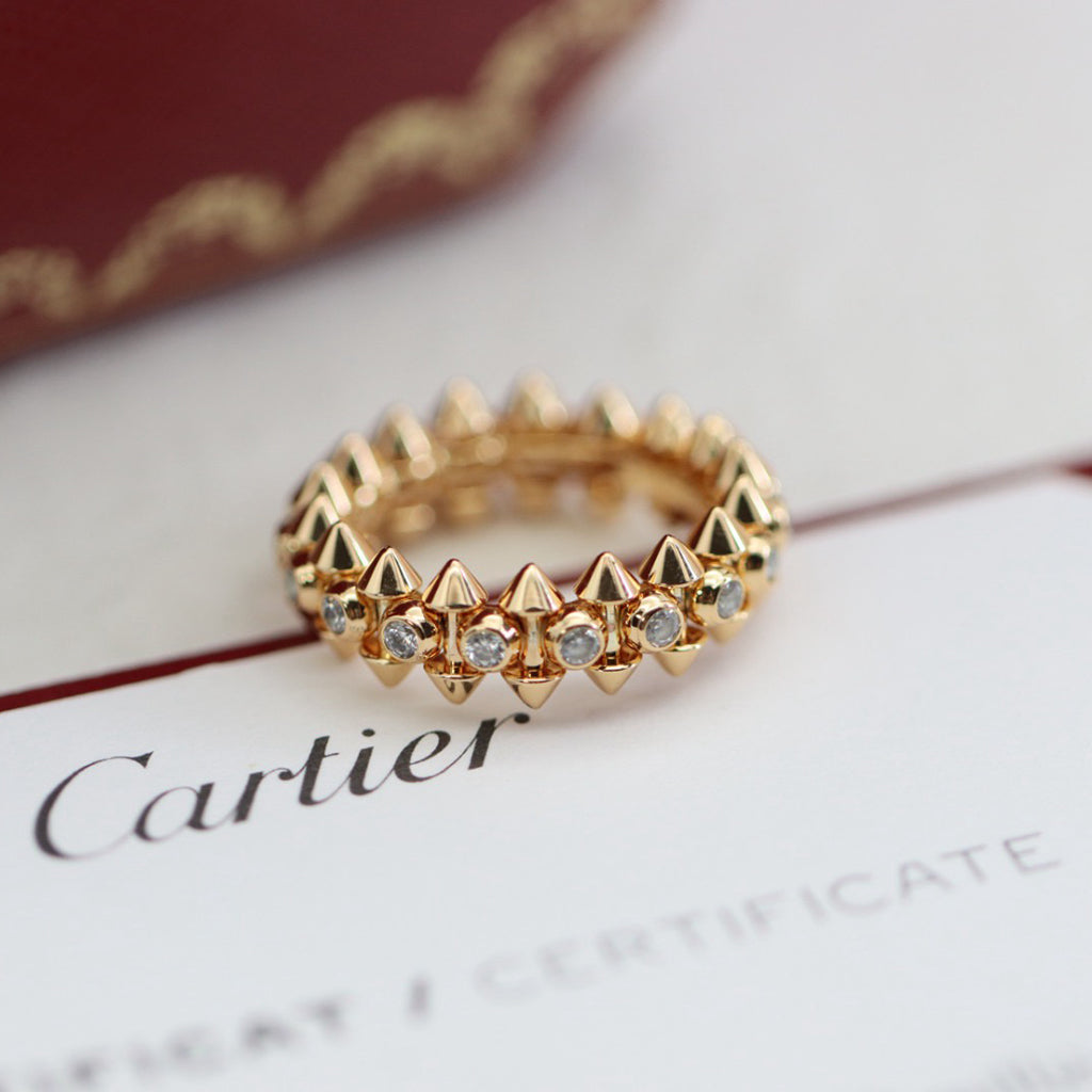 [Raffine]CLASH 6.8MM DIAMOND MEDIUM RING