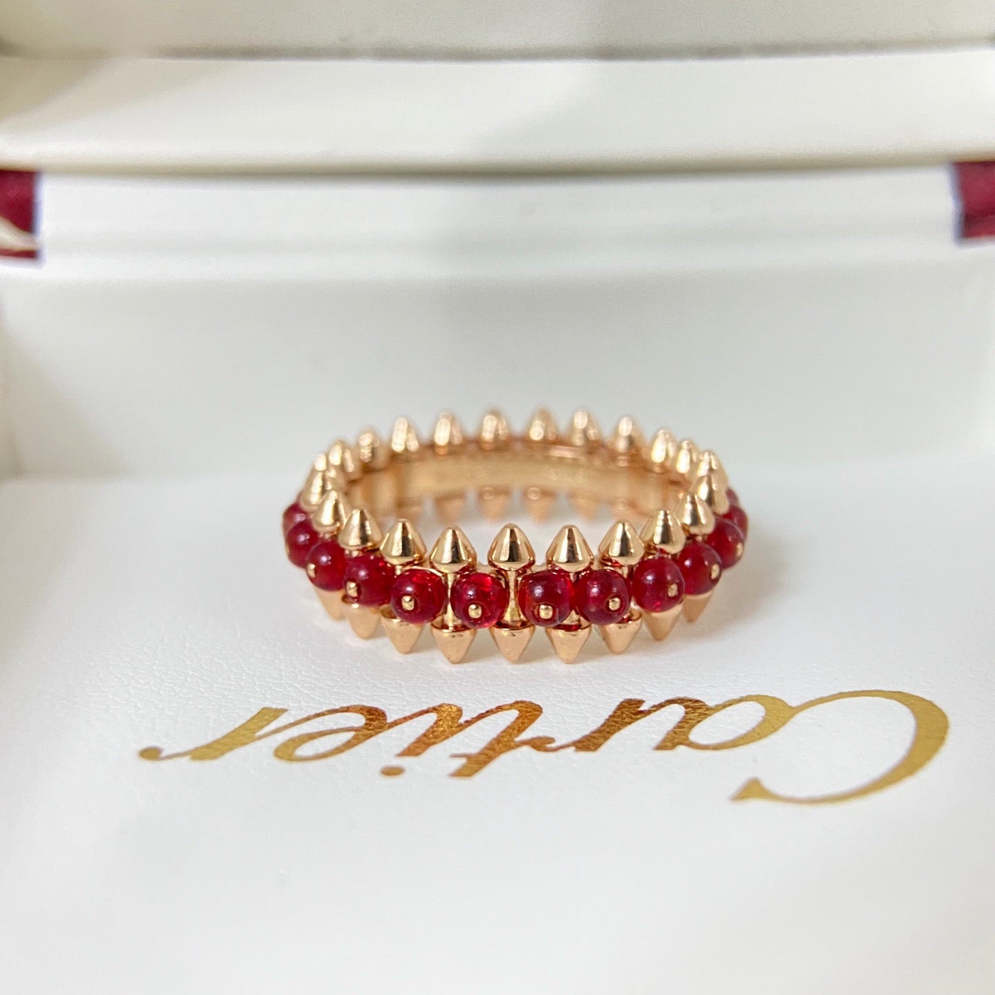 [Raffine]CLASH 7.9MM AGATE CHALCEDONY RING